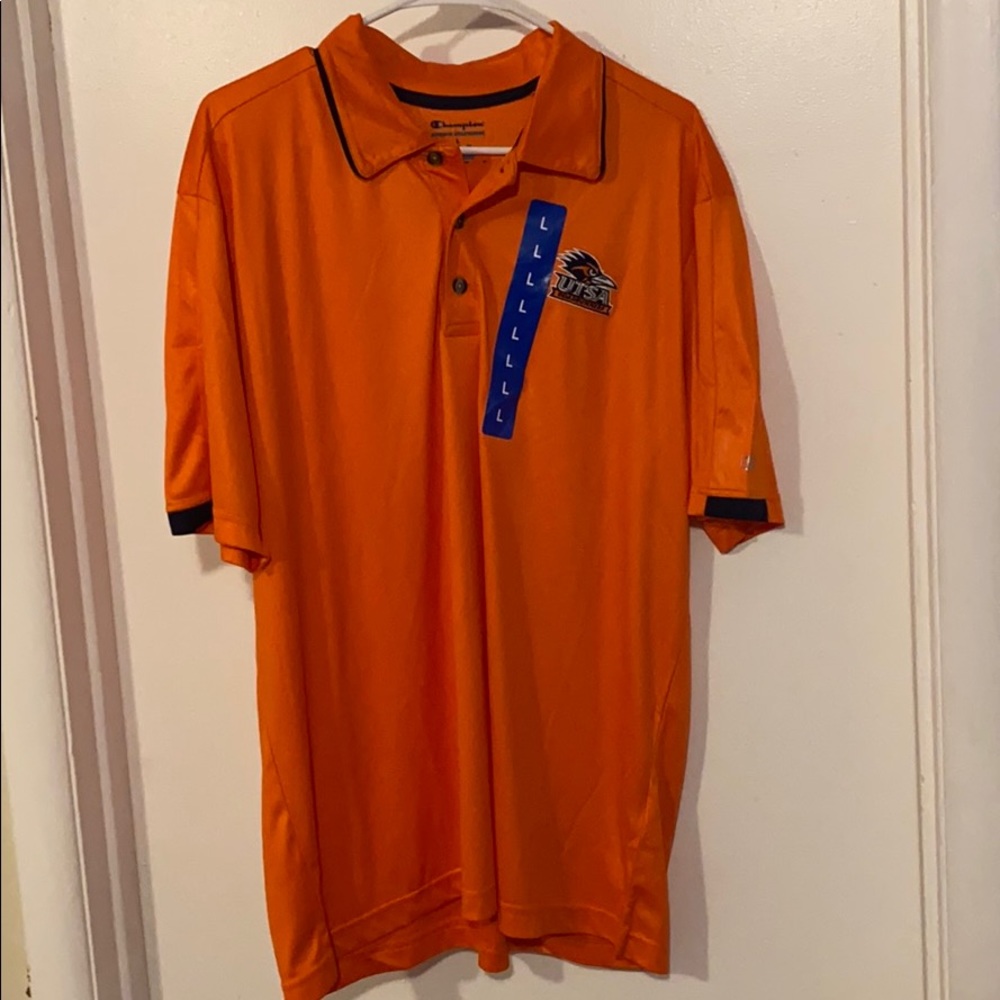 NEW! UTSA roadrunners champion large polo shirt